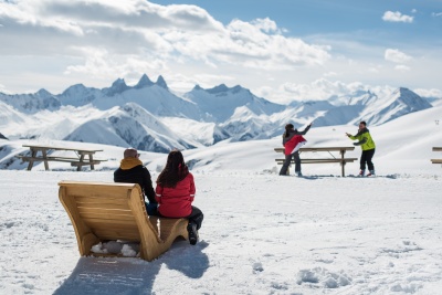 Toussuire Loisirs winter with family Les Sybelles